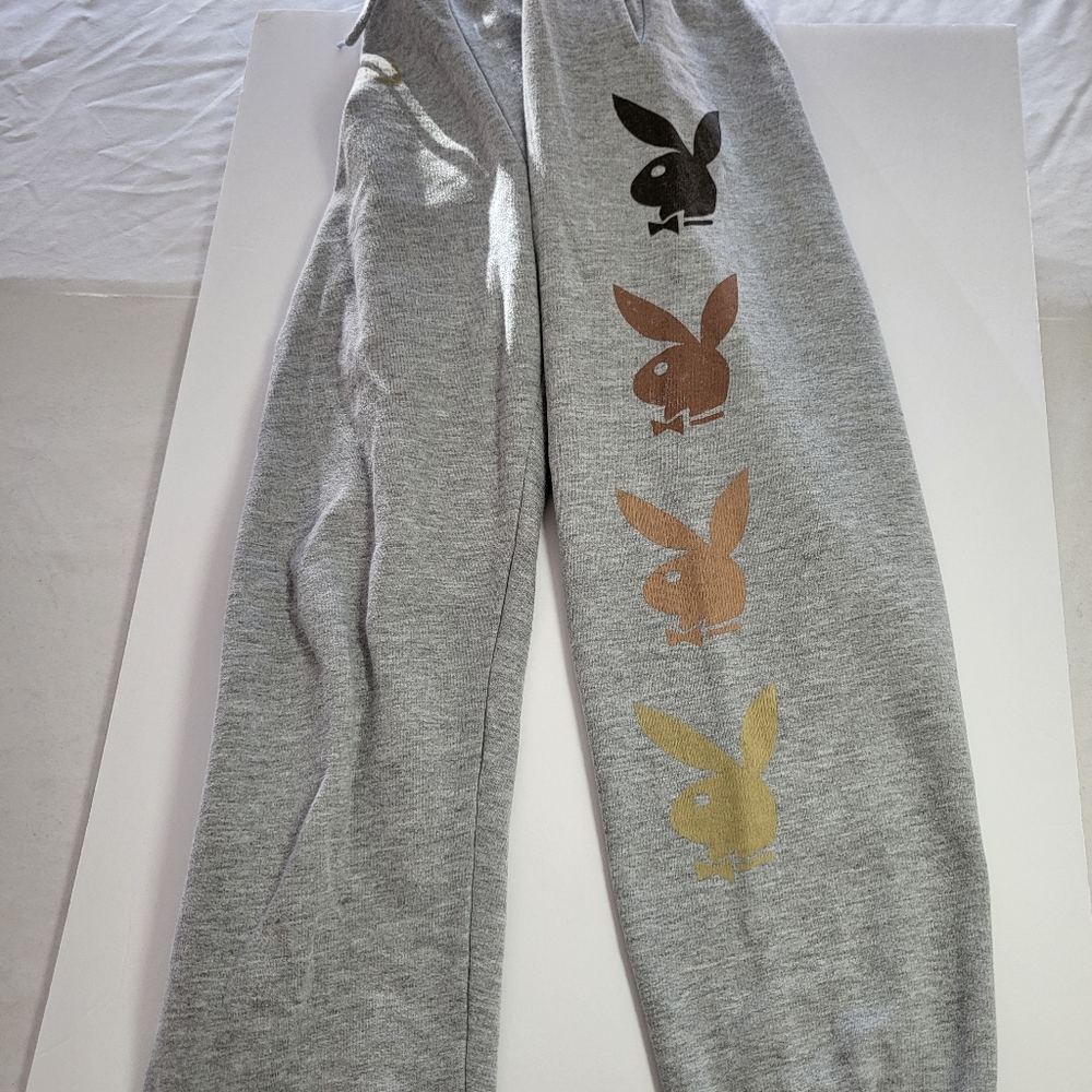 PLAYBOY Gray Jogger Pants
